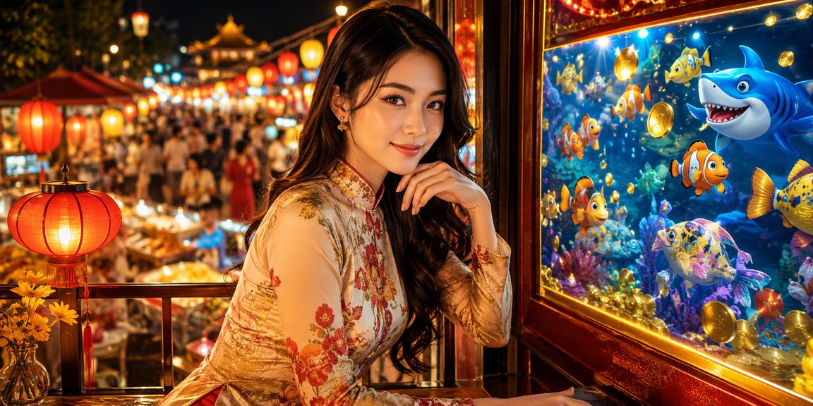 Người dùng tại Hà Nội thư giãn với game bắn cá và đồ uống tại quán cà phê